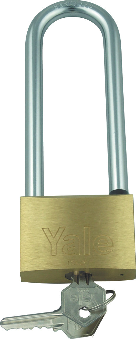 Yale Pad Locks Long Shckle “” Long Shackle Pad Lock 113 Security Lock Hardware Premium Hardware for Door Cabinet Window Furniture and Interior Use